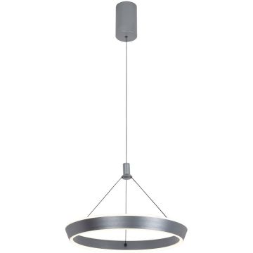 Italux Ottana PND-64739-S-GR Závěsná lampa 1x24W/LED 3000K/4000K/6000K 2900lm IP20