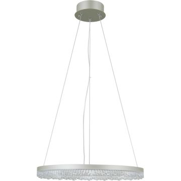 Italux Barlo PND-34526-M-SILV Závěsná lampa 1x22W/LED 3000K/4000K/6000K IP20