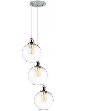 Altavola Design NEW YORK LOFT LA035/CO3_chrom Závěsná lampa 3x40W/E27 IP20