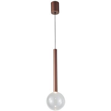 Italux Alinos PND-24019-1A-COPP Závěsná lampa 1x6W/LED 3000K 200lm IP20