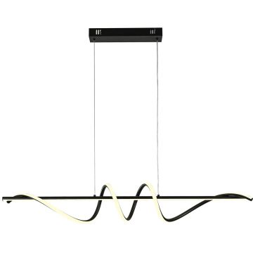 Italux Bastelo PND-24154-BK Závěsná lampa 1x40W/LED 3000K/4000K/6000K 3400lm IP20