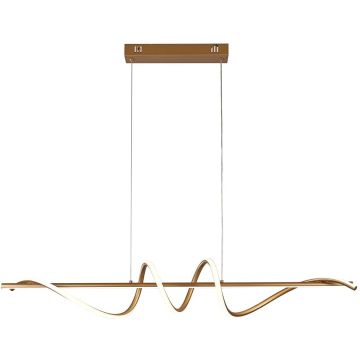 Italux Bastelo PND-24154-GD Závěsná lampa 1x40W/LED 3000K/4000K/6000K 3400lm IP20