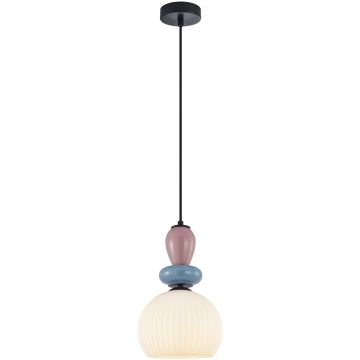 Italux Domali PND-36816-1A-BK-WH Závěsná lampa 1x40W/E27 IP20