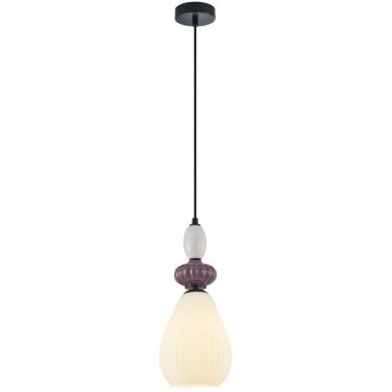 Italux Domali PND-36816-1C-BK-WH Závěsná lampa 1x40W/E27 IP20