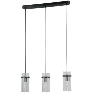 Italux Merto PND-40930-3B-BK Závěsná lampa 3x40W/E14 IP20