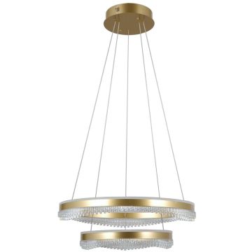 Italux Morte PND-34535-2L-GD Závěsná lampa 2x70W/LED 3000K/4000K/6000K 6200lm IP20