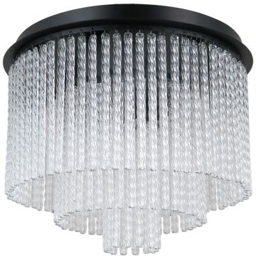 Italux Naute PLF-40931-7A-BK Stropní lampa 7x40W/E14 IP20