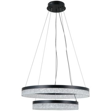 Italux Pantal PND-34533-2L-BK Závěsná lampa 2x36W/LED 3000K/4000K/6000K 2300lm IP20