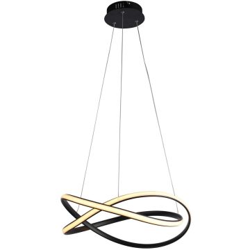 Italux Rumio PND-23917-BK Závěsná lampa 1x40W/LED 3000K/4000K/6000K 3400lm IP20