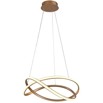 Italux Rumio PND-23917-GD Závěsná lampa 1x40W/LED 3000K/4000K/6000K 3400lm IP20