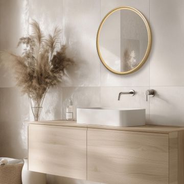 Zambelis MIRROR WITH LED 25389 Zrcadlo 15W/led 3000-4000K 1034-1210lm IP44