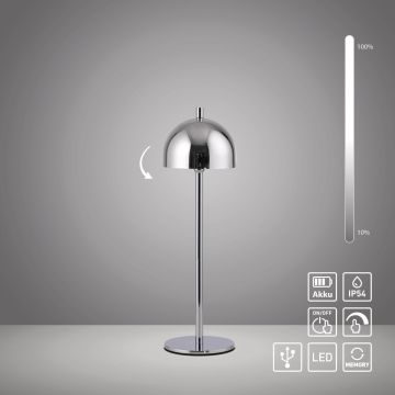 Paul Neuhaus BELLIS 19244-17 Stolní lampa 1x2,5W/LED 3000k 210lm ip54