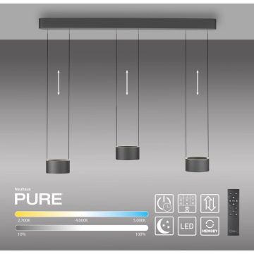 Paul Neuhaus PURE CLIPSE 2473-15 Závěsná lampa 6x5W/LED 2200-5000k 670lm ip20