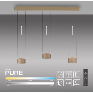Paul Neuhaus PURE CLIPSE 2473-97 Závěsná lampa 6x5W/LED 2200-5000k 670lm ip20