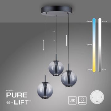 Paul Neuhaus PURE E-Infinity 2222-15 Závěsná lampa 3x7W/LED 2200-5000k 520lm ip20