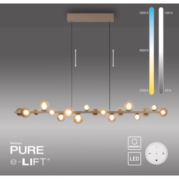 Paul Neuhaus PURE E-POPUP 2558-97 Závěsná lampa 18x1,8W/LED 2200-5000k 2230lm ip20