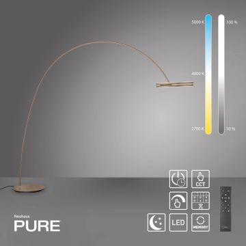 Paul Neuhaus PURE LOOP-BOW 561-97 Stojací lampa 2x20W/LED 2200-5000k 1900lm ip20
