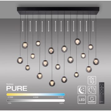 Paul Neuhaus PURE POPUP 2589-15 Závěsná lampa 19x3W/LED 2200-5000k 2050lm ip20