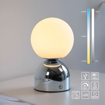 Paul Neuhaus RUDI 19218-17 Stolní lampa 1x1,2W/LED 3000-6000k 90lm ip20