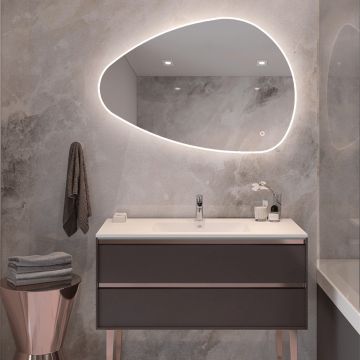 Zambelis MIRROR WITH LED 25385 Zrcadlo 18W/led 3000-4000K 1585-1740lm IP44