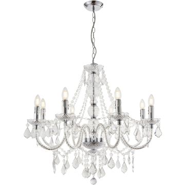 Endon CLARENCE 308-8CL Lustr 8x60W/E14 IP20