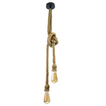 Polux ROPE 307613 Závěsná lampa 2x12W LED/E27 IP20