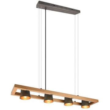 Trio BELL 301900467 Závěsná lampa 4x25w/e14 ip20
