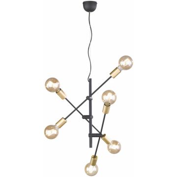 Trio CROSS 306700632 Závěsná lampa 6x28w/e27 ip20