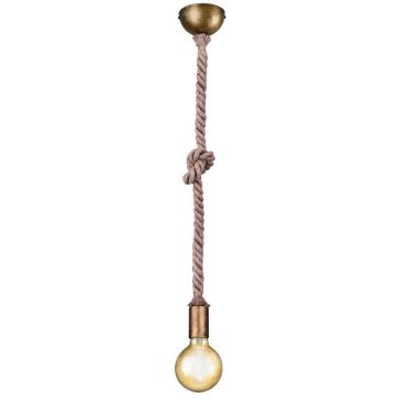 Trio ROPE 310100104 Závěsná lampa 1x60w/e27 ip20