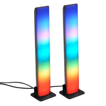 Polux GAMER 326591 Stolní lampa 2x5W/LED RGBW IP20