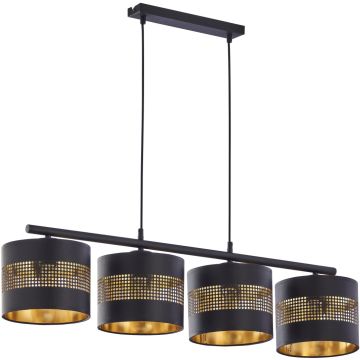 TK Lighting TAGO BLACK 3213 Závěsná lampa 4x15W/LED E27