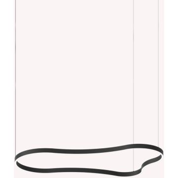 Ideal Lux WAVES 345277 Závěsná lampa 1x54W/LED ip20