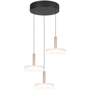 Trio CELESTE 354930365 Závěsná lampa 3x7w/led 3000k 750lm ip20