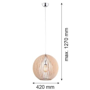 Argon PORTORYKO 3672 Závěsná lampa 1x15W/E27 IP20