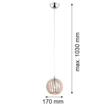 Argon PORTORYKO 3678 Závěsná lampa 1x7W/E14 IP20