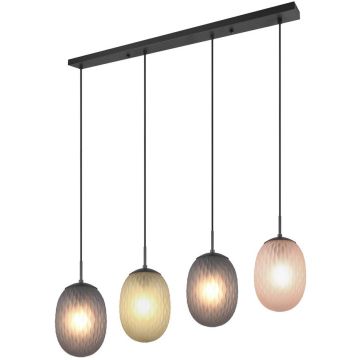 Trio FACETTE 364200417 Závěsná lampa 4x25w/e27 ip20