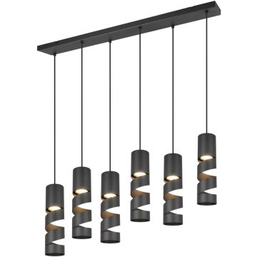Trio STREAM 364000632 Závěsná lampa 6x10w/gu10 ip20