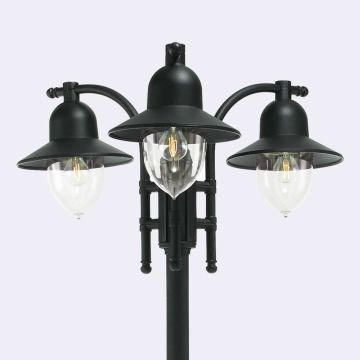 Norlys COMO 373B Pouliční lampa 3x9W/E27 IP54