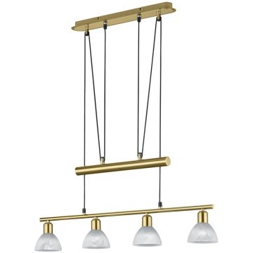 Trio LEVISTO 371010408 Závěsná lampa 4x40w/e14 3000k 400lm ip20