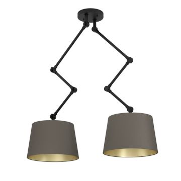 Eglo PISTUNIO 390199 Závěsná lampa 2x40W/E27 IP20
