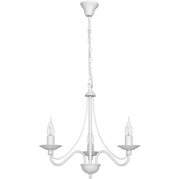 Aldex RÓŻA BIAŁA 397E Lustr 3x40W/E14