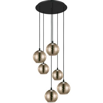 Eglo LEMORIETA 39687 Závěsná lampa 6x40W/E27 IP20