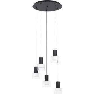 Eglo MOLINEROS 39727 Závěsná lampa 5x5W/GU10/LED 3000K 400LM IP20