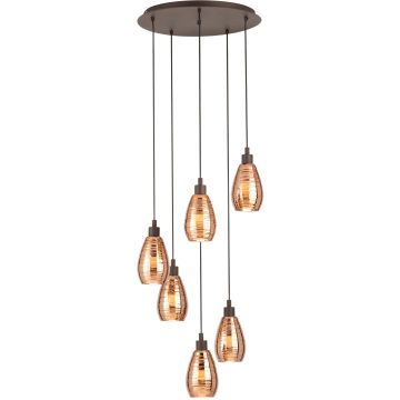 Eglo SIRACUSA 39508 Závěsná lampa 6x60W/E27 IP20