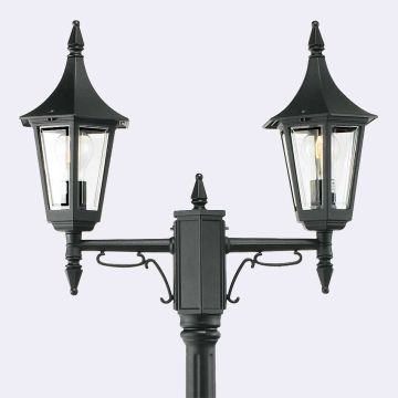Norlys RIMINI 402B Pouliční lampa 2x9W/E27 IP54