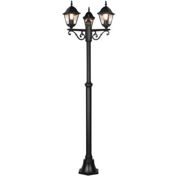 Trio LIVENZA 405760332 Pouliční lampa 3x60w/e27 ip44