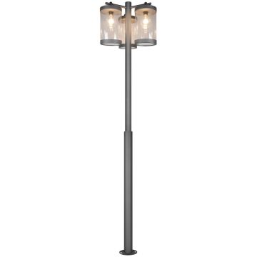 Trio SAMBESI 404160342 Pouliční lampa 3x20w/e27 ip44