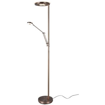 Trio BARRIE 424210304 Stojací lampa 2x38w/led 2700+4000k 4000lm+600lm ip20
