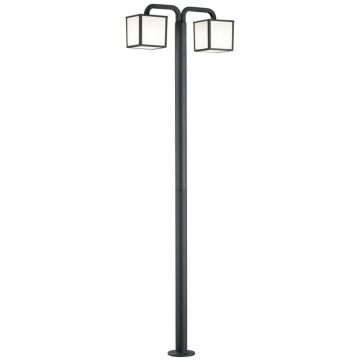 Trio CUBANGO 421560242 Pouliční lampa 2x15w/e27 3000k 400lm ip54