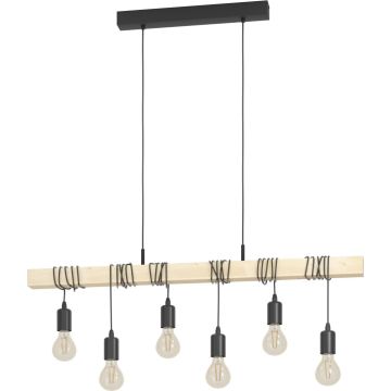Eglo TOWNSHEND 43513 Závěsná lampa 6x60w/e27 ip20